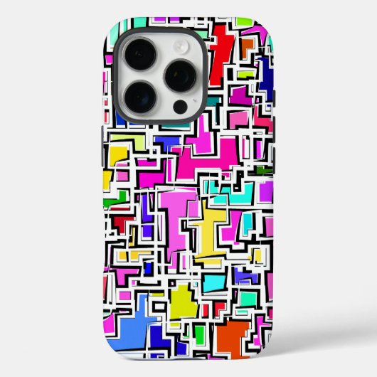 Modern patroonontwerp Case-Mate iPhone case (Achterkant)