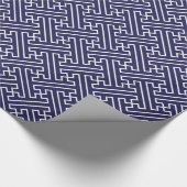 Modern patroonpapier voor de scheepvaart cadeaupapier (Hoek)