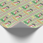 Modern Patroonvakantie thema Cadeaupapier (Hoek)