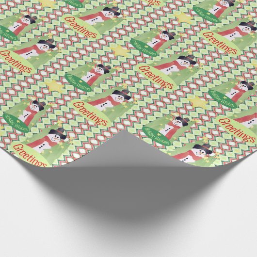 Modern Patroonvakantie thema Cadeaupapier (Hoek)