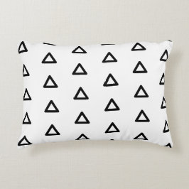 Modern Pattern Chic Elegant Trendy Black & White Accent Kussen