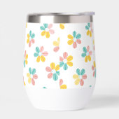 MODERN PATTERN daisy flowers pastel (Links)