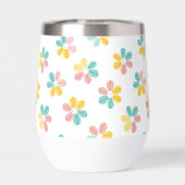 MODERN PATTERN daisy flowers pastel (Achterkant)