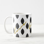 Modern Pattern Gold Love-script Koffiemok (Links)