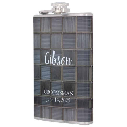 Modern Pattern Monogrammed Heupfles (Links)