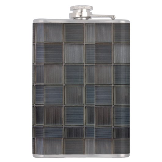 Modern Pattern Monogrammed Heupfles (Achterkant)