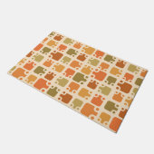 Modern Pattern Ochre Deurmat (Schuin)