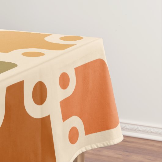 Modern Pattern Ochre Tafelkleed (Voorbeeld)