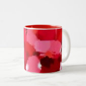 Modern pattern red mug tweekleurige koffiemok (Voorkant rechts)