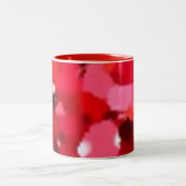 Modern pattern red mug tweekleurige koffiemok (Center)