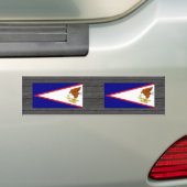 Modern Pattern Samoan Flag Bumpersticker (Op auto)