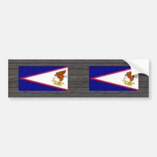 Modern Pattern Samoan Flag Bumpersticker