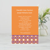 Modern Pattern Wedding Invitation Kaart (Staand voorkant)