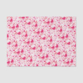 Modern Patterned Hearts Valentijnsdag Tissuepapier (Voorkant)