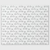 Modern Peace Love & Joy Holiday Cadeaupapier (Vlak)