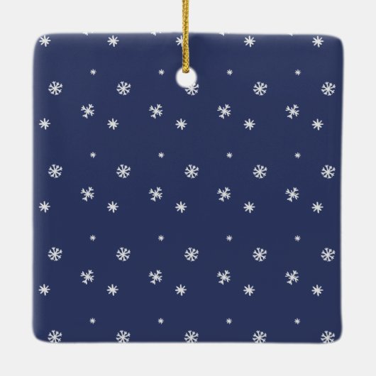 Modern Peace Love Newborn Baby's First Christmas Keramisch Ornament (Achterkant)