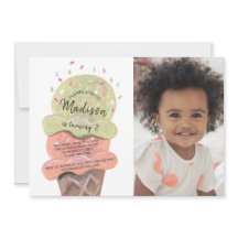 Modern peach-ijs | Partij voor de verjaardag | Fot