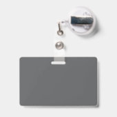 Modern Peach Motif Logo Wedding Planner Badge (Achterkant met intrekbare clip)