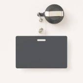 Modern Peach Motif Logo Wedding Planner Badge (Achterkant met intrekbare)