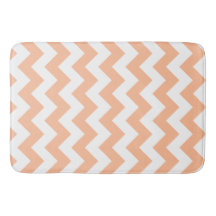 Modern Peachy Sinaasappel Chevron