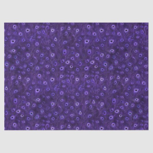 Modern Peacock Feather Tissue Paper, 10 lb, 17 "x2 Tissuepapier (Voorkant)