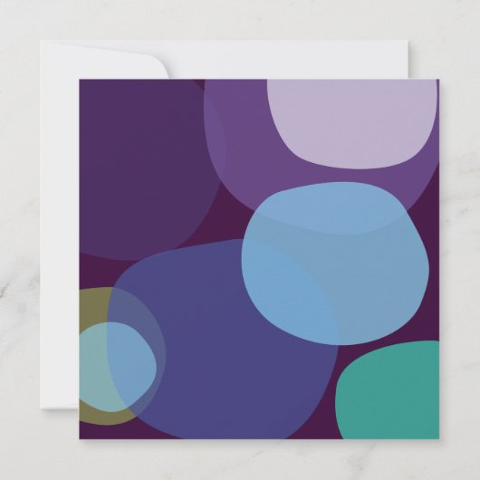 Modern Peacock Wedding Invitation Kaart (Achterkant)