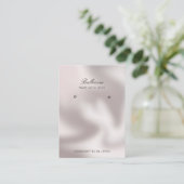 Modern Pearl achtergrond Oorbellen Visitekaartje (Staand voorkant)