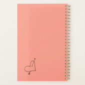 Modern Pech Fuze 2024 Personolized Weekly Planner (Achterkant)