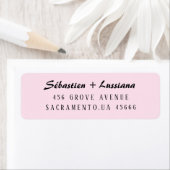 Modern penseel handgeschreven etiket (Insitu)