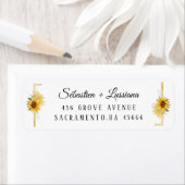 Modern penseel handgeschreven etiket (Insitu)