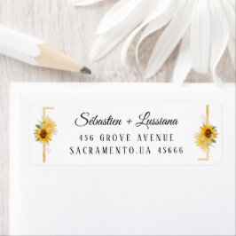 Modern penseel handgeschreven etiket