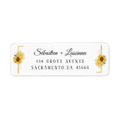 Modern penseel handgeschreven etiket (Voorkant)