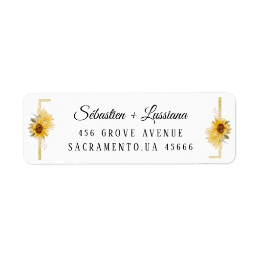 Modern penseel handgeschreven etiket (Voorkant)