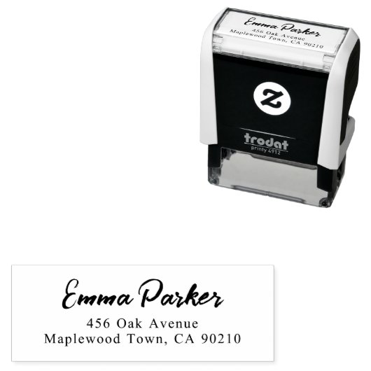 Modern penseel handgeschreven script Eenvoudig Zelfinktende Stempel (In situ)