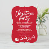 Modern Penseel Schrift Ster Sinterklaas Kerstfeest Kaart (Staand voorkant)