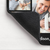 Modern penseelscript hoort 5 foto's Beste vader oo Muismat (Hoek)