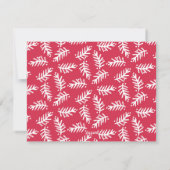 Modern penseelscript voor heldere kerstmis, niet-f feestdagenkaart (Achterkant)