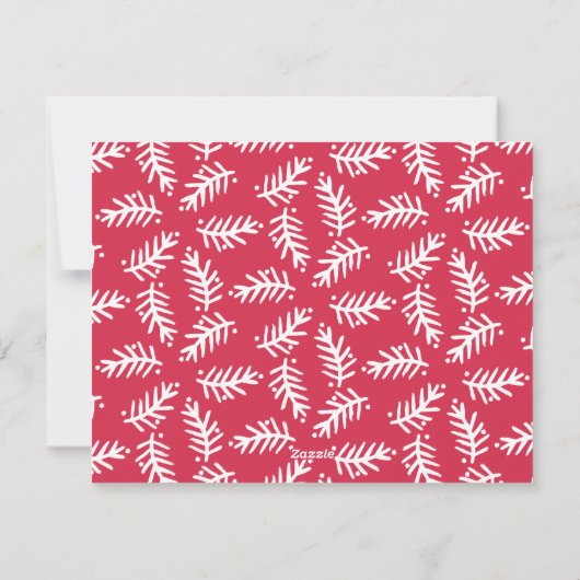 Modern penseelscript voor heldere kerstmis, niet-f feestdagenkaart (Achterkant)