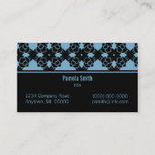 Modern Perfection Visitekaartje, blauw Visitekaartje (Achterkant)