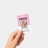 Modern Pers-ID-badge met foto en QR-code Badge (Handheld)