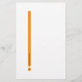 Modern Personal Stationery | Side Margin Briefpapier (Voorkant)