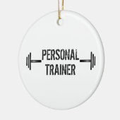 Modern Personal Trainer Ornament (Links)