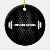 Modern Personal Trainer Ornament (Achterkant)