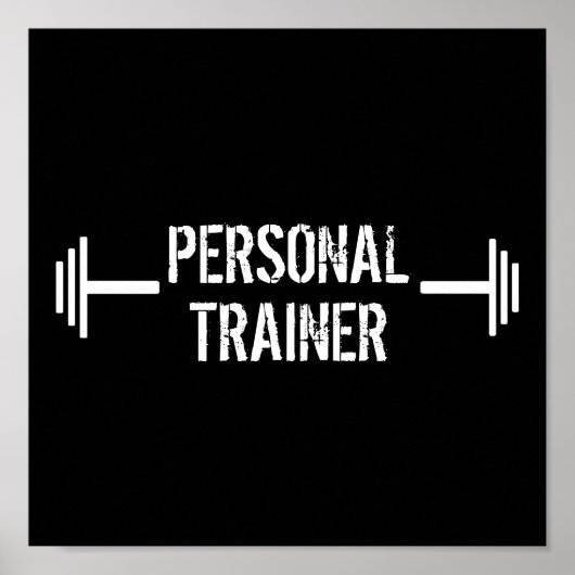 Modern Personal Trainer Poster (Voorkant)