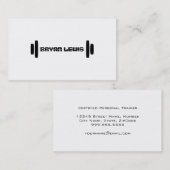 Modern Personal Trainer Visitekaartje (Voorkant / Achterkant)