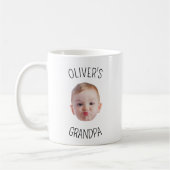 Modern Personalized Baby Photo Mug for Grandpa Koffiemok (Links)