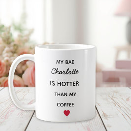 Modern Personalized Bae Coffee Mug Koffiemok
