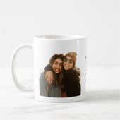 Modern Personalized Best Friends Forever 2 Photo Koffiemok (Links)