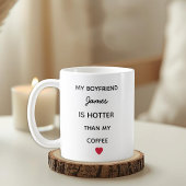 Modern Personalized Boyfriend Coffee Mug Koffiemok