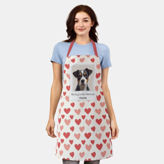 Modern Personalized Dog Valentine  Schort (Gedragen)